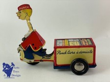 JOUET ANCIEN MONT BLANC TRIPORTEUR PUNCH LIVRAISON FRICTION NO OSCAR VERS 1960