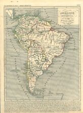 Gravure ancienne carte