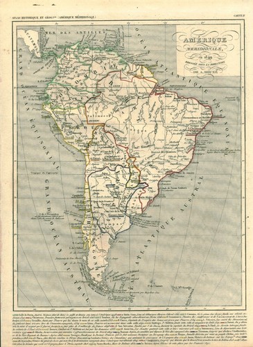 Gravure ancienne carte