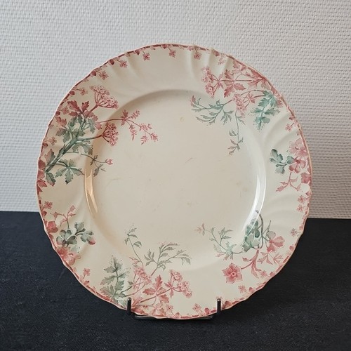 Plat rond décor été - plat,