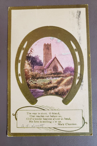 Vtg 1912 postcard mary - vtg,
