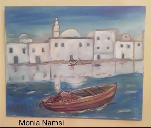 Tableau marine orientaliste - marine,