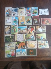 Les 12 travaux d'Astérix, lot de 29 vignettes/stickers , NO Panini, 1976