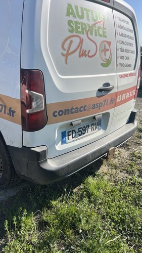 Pare choc arriere peugeot - arriere,