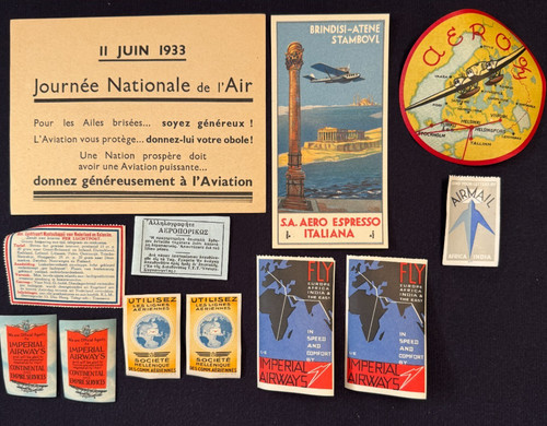 Lot etiquettes de bagage - lot,