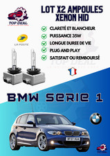 KIT 2x AMPOULES XENON HID BMW série 1 E81   35W blanc pur