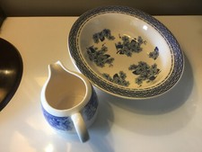 Wedgwood Home 1996 décor vintage blue 2 pièces