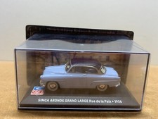 SIMCA ARONDE GRAND LARGE RUE DE LA PAIX 1956 EN BOITE SOUS BLISTER 1/43 G7