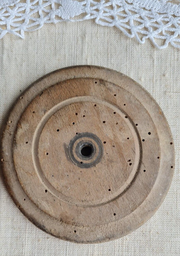 Ancienne roue bois jouet - ancienne, de