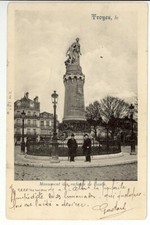 CPA TROYES ( 10 ) Monument des Enfants de l'Aube ( animée )