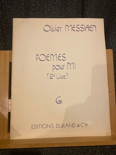 Olivier messiaen poèmes - olivier, pour