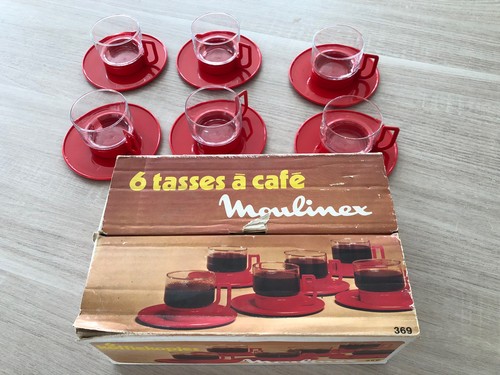 Tasses moulinex vintage 1970 - tasses,