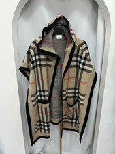 Burberry poncho capuche - poncho, À