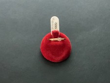 bague solitaire en or 9 carats