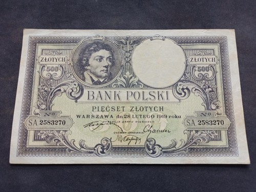 Pologne 500 zlotych 1919 - pologne,