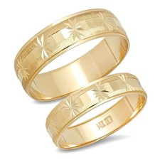 14K or Jaune Assorti Mariage