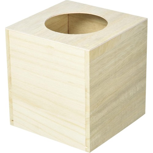 Boîte mouchoirs bois - à, en