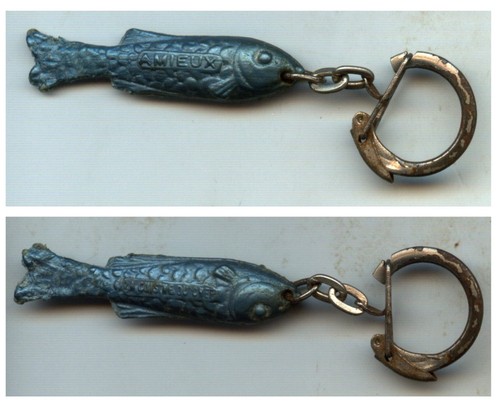 Vintage porte clés amieux - :,