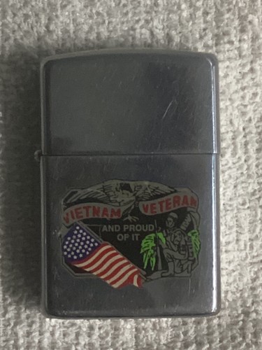 Vintage zippo lighter vietnam - vintage,
