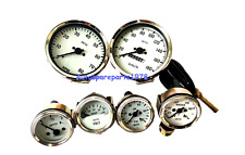 SMITHS Kit 100MM Speedo 0-180 Kmh + 0-80 RPM + 52mm Température Fioul V Jauge Wc