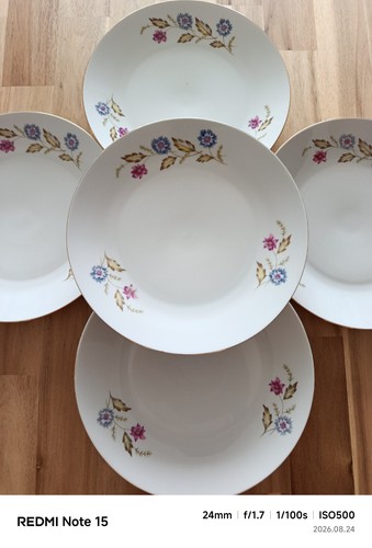 Lot assiettes en - 6,