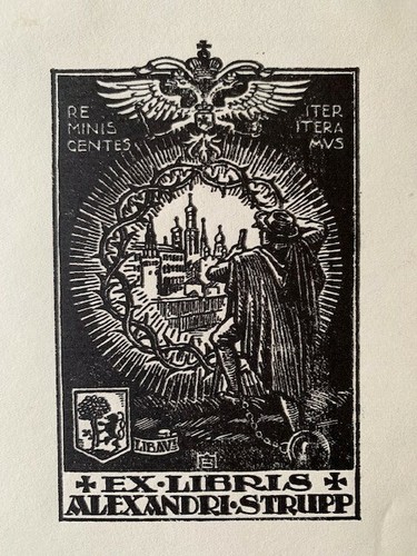 Libris alsace henri bacher - ex-libris,