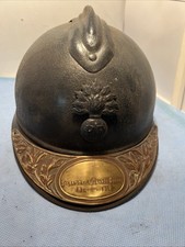 Français 1 Guerre Casque Avec Plaque Devant