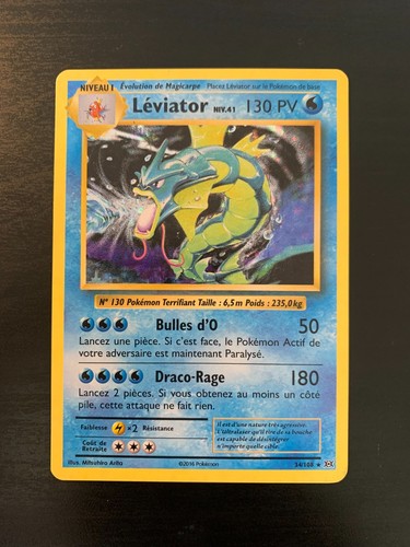 Carte pokémon léviator - :,