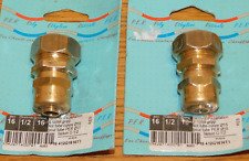2 RACCORD PER D'ADAPTATION à COLLET GRIPP tube cuivre 16mm G 1/2 TUYAU PLOMBERIE