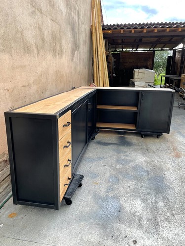 Meuble angle design - tv,