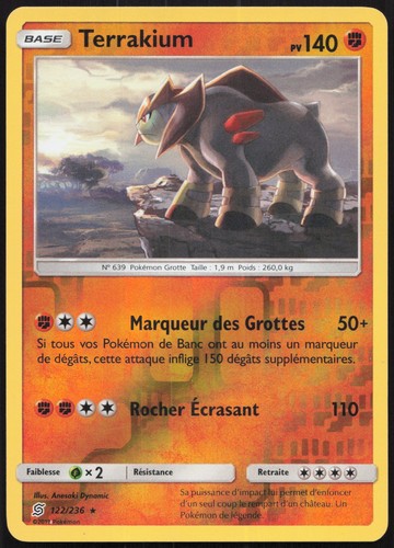 Carte pokémon terrakium - carte,
