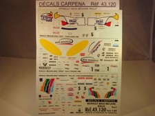 DECALS 1/43 RENAULT MEGANE