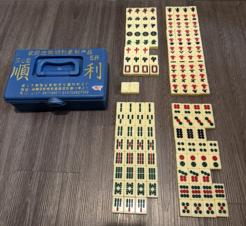 Vintage mah jong chinese game - jong,