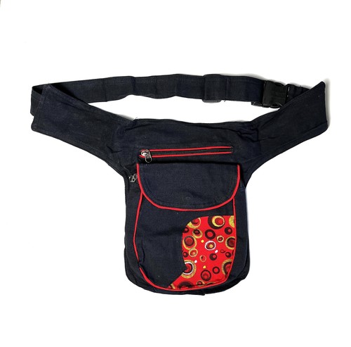 Sac banane tissu latéral