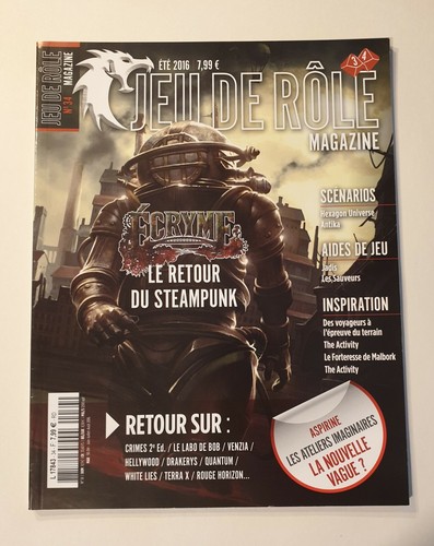 Jeu rôle magazine été - rôle, 34
