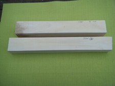 lot de 2 carrelets bois de tilleul ébénisterie maquette,tournage