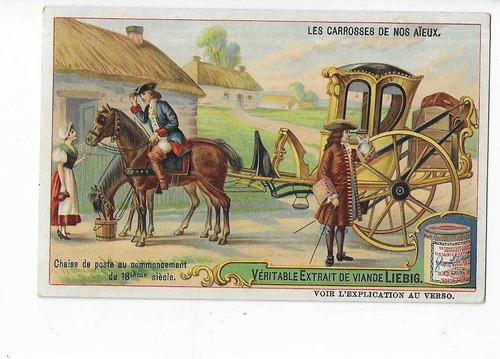 Chromo liebig les - liebig, carrosses