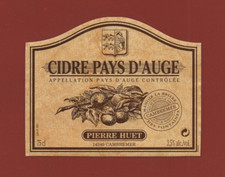 Etiquette de vin - Cidre Pays