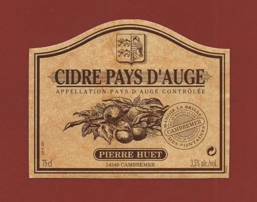 Etiquette vin cidre pays - -,