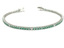 Bracelet Tennis Émeraudes