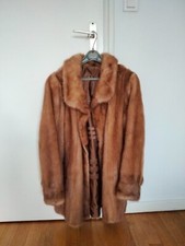 veste fourrure vison + toque