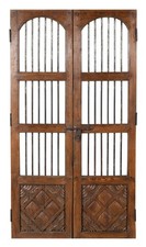 Portail Ancien Bois Teck