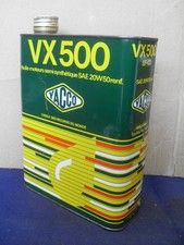 BIDON ANCIEN HUILE GARAGE "  YACCO    VX  500 " ANNÉES   70