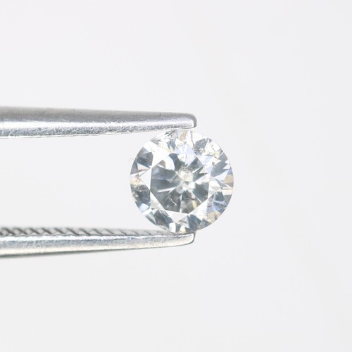 Diamant naturel rond taille