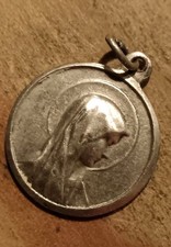 Médaille Religieuse Ancienne Ste Bernadette  Lourdes Vierge Marie 