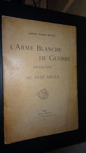 Arme blanche guerre - l'arme,