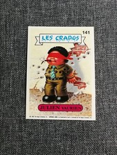 carte les Crados, Garbage Pail Kids, n°141 Julien Vaurien 