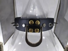 Collier ras de cou anneau et