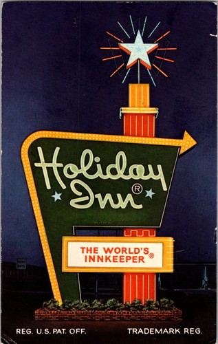Vintage holiday inn neon - inn,