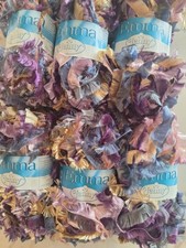 lot de  6 pelotes  DE LAINE VELOURS  FANTAISIE  EMMA JENNY